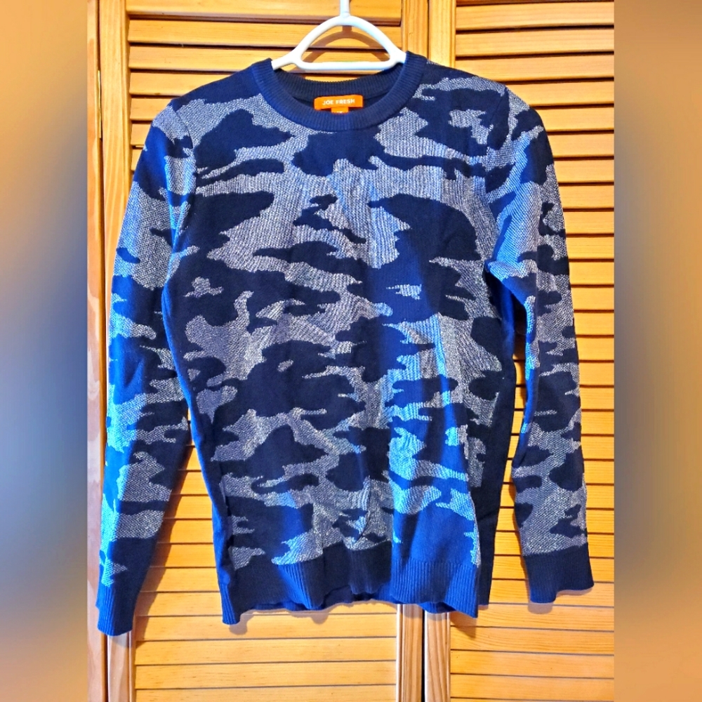 Joe fresh sparkly camo sweater🤗